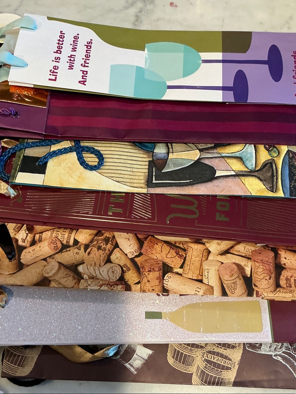 Assorted Wine Gift Bags - 7 Vino Collection